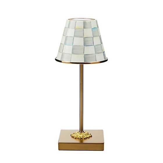 Sterling Check LED Rechargeable Cafe Table Lamp