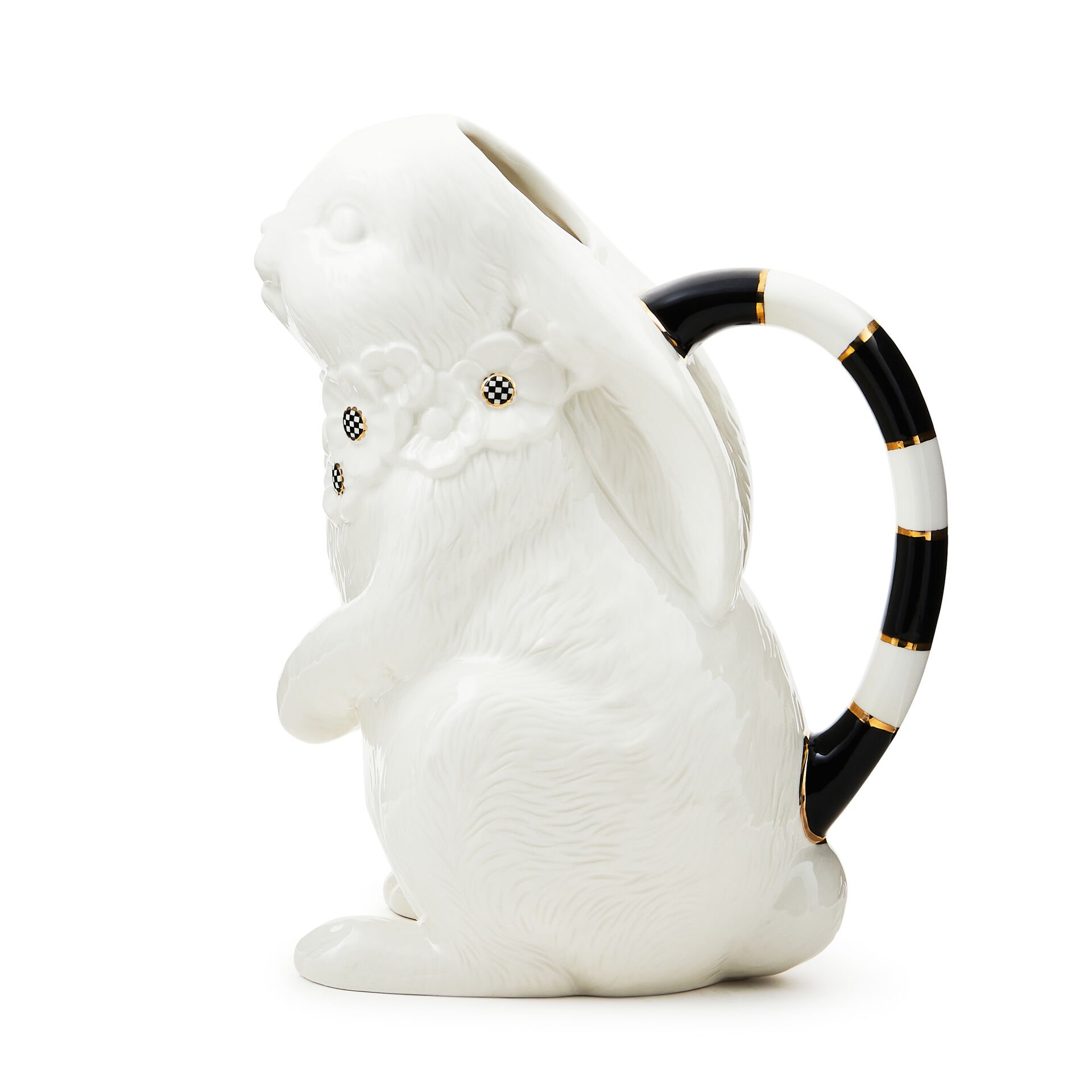 White Rabbit Ceramic Pitcher