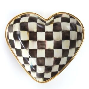 Courtly Check Heart Bowl - Large