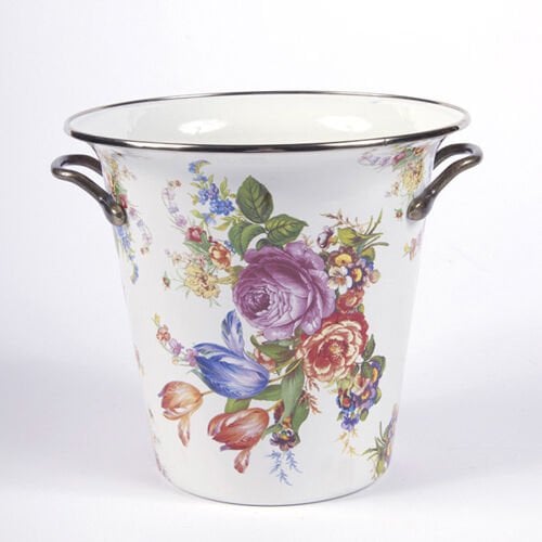 Flower Market Wine Cooler - White