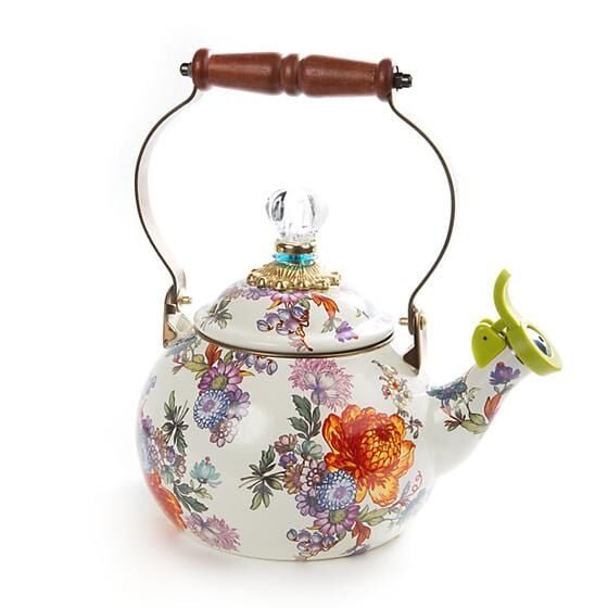 Flower Market Whistling Tea Kettle