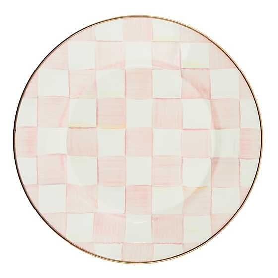 Rosy Check Dinner Plate
