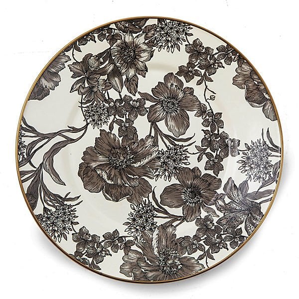 Sterling English Garden Enamel Dinner Plate