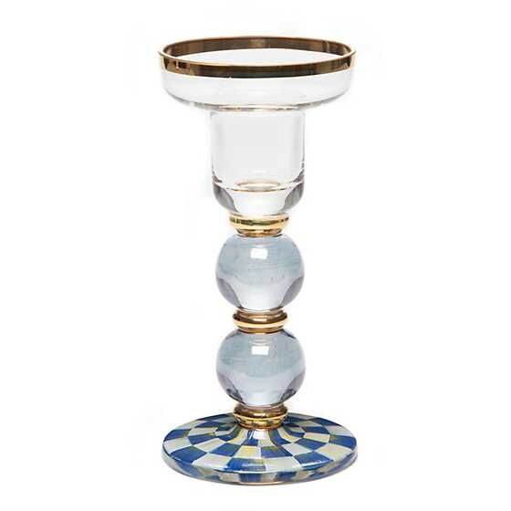 Royal Check Sphere Candlestick - Medium