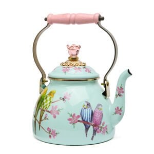 Parakeet Party 2 Quart Tea Kettle