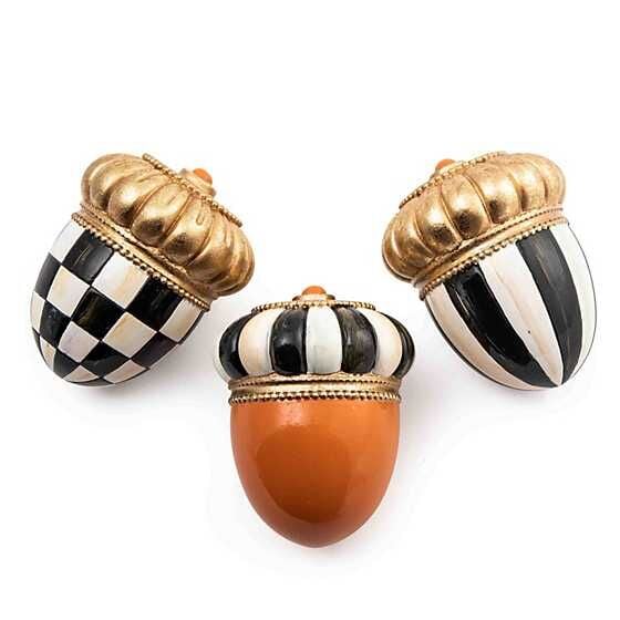 Fall On The Farm Acorns - Set of 3