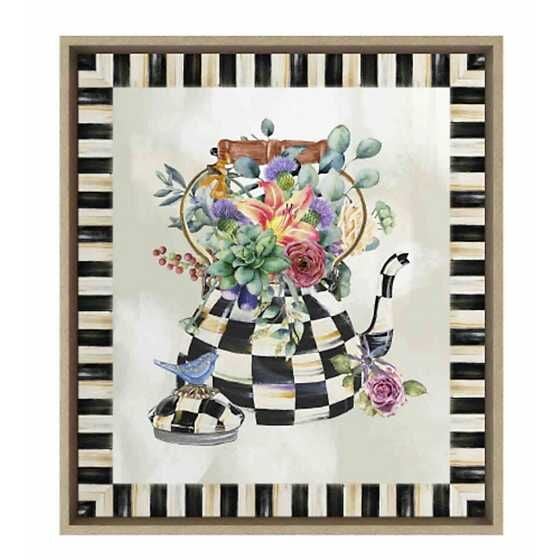 Blooming Kettle Wall Art