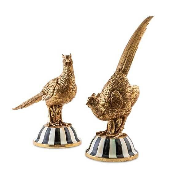 Golden Pheasant Figures - Set of 2