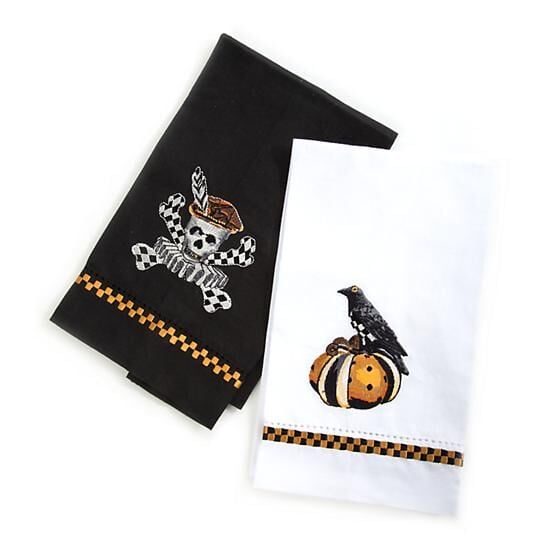 Elizabethan Halloween Guest Towels - Set of 2