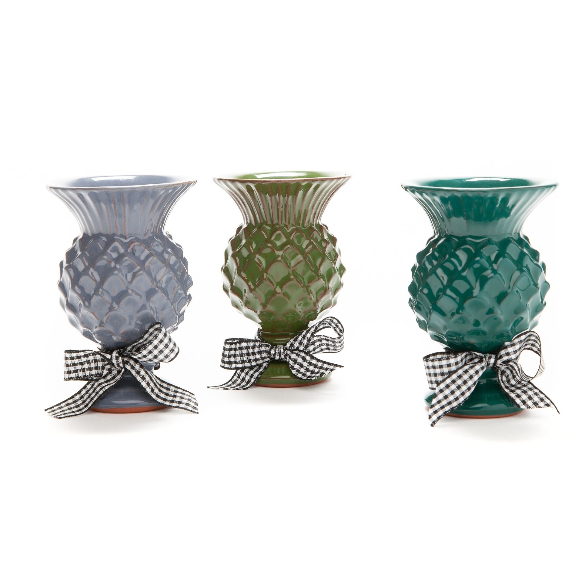 Mini Thistle Vase - Pewter