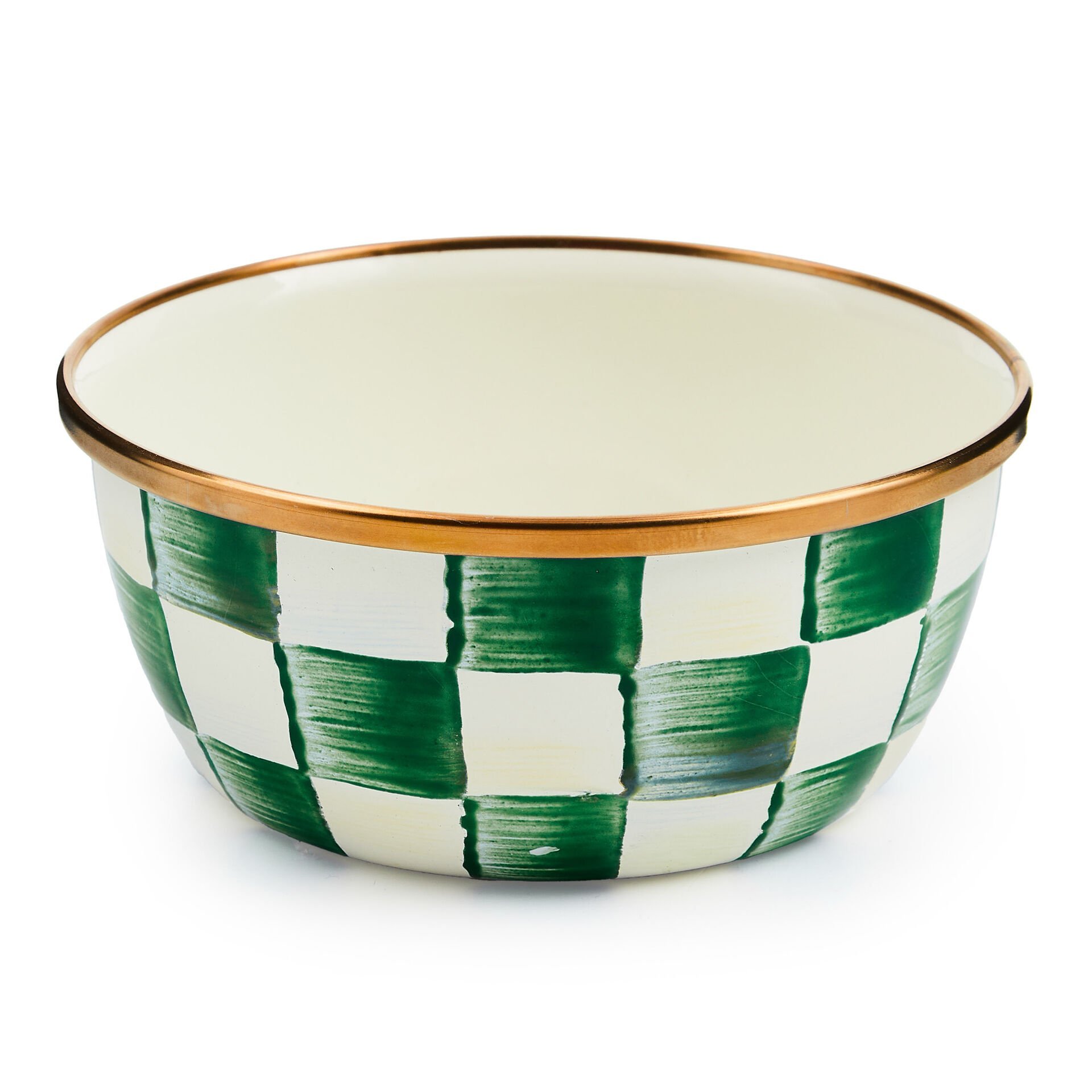 Emerald Check Pinch Bowl