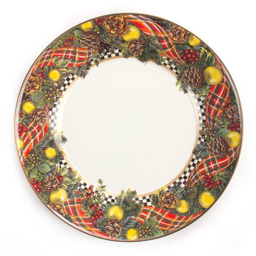 Evergreen Enamel Dinner Plate