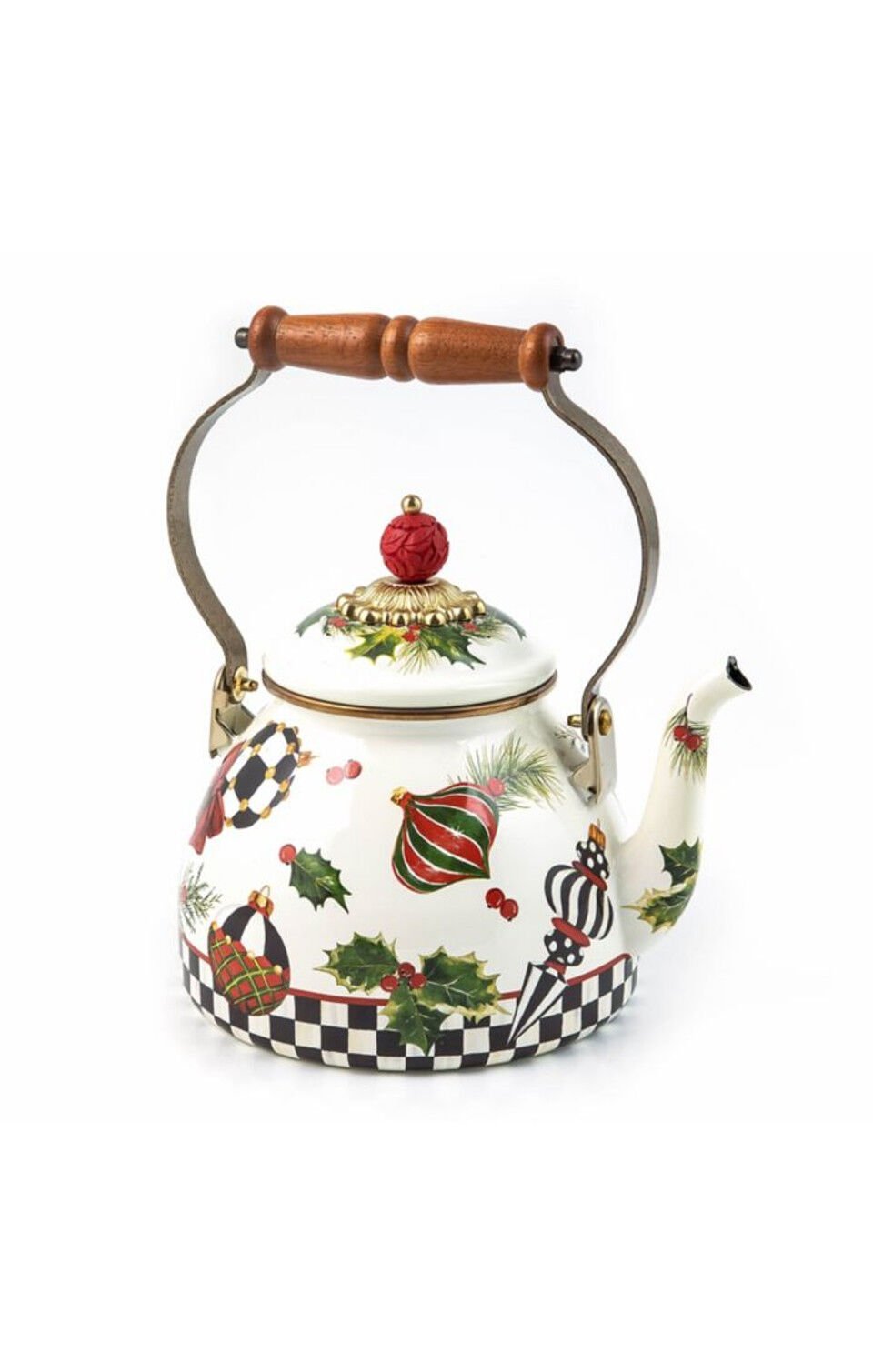 Deck the Halls Tea Kettle - 2 Quart