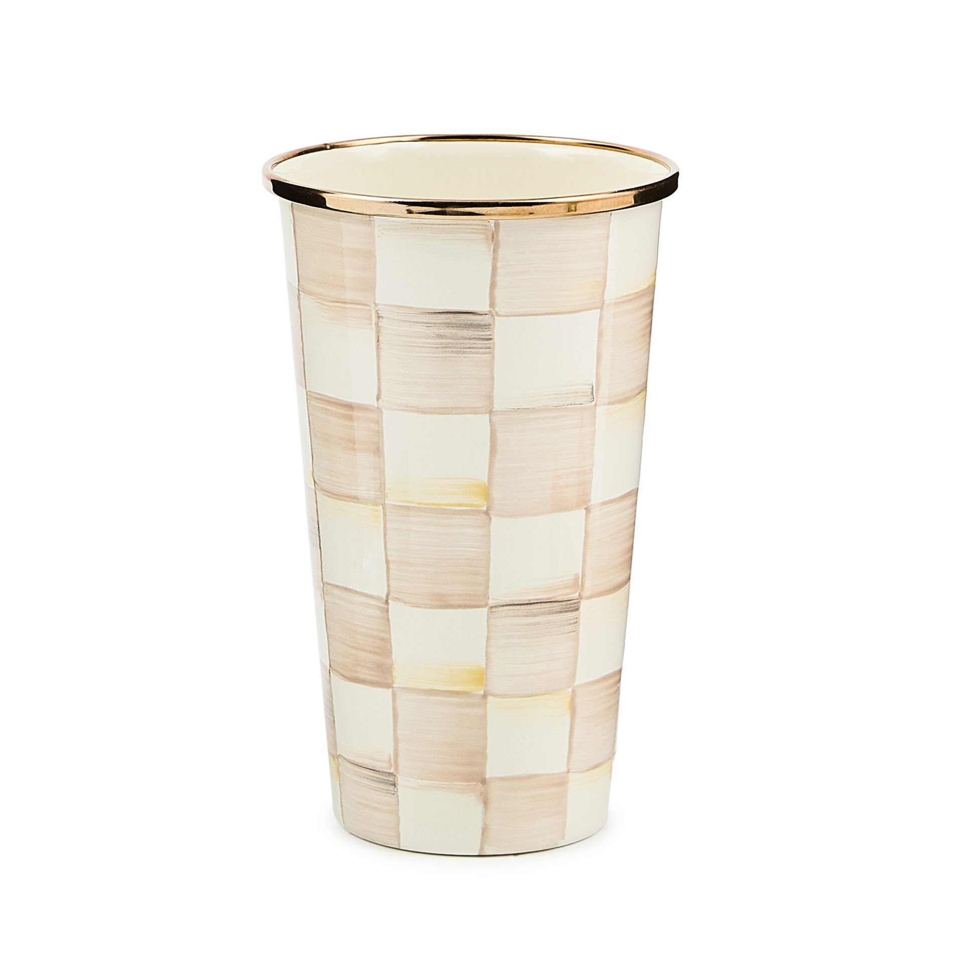 Mocha Check 20 Ounce Tumbler