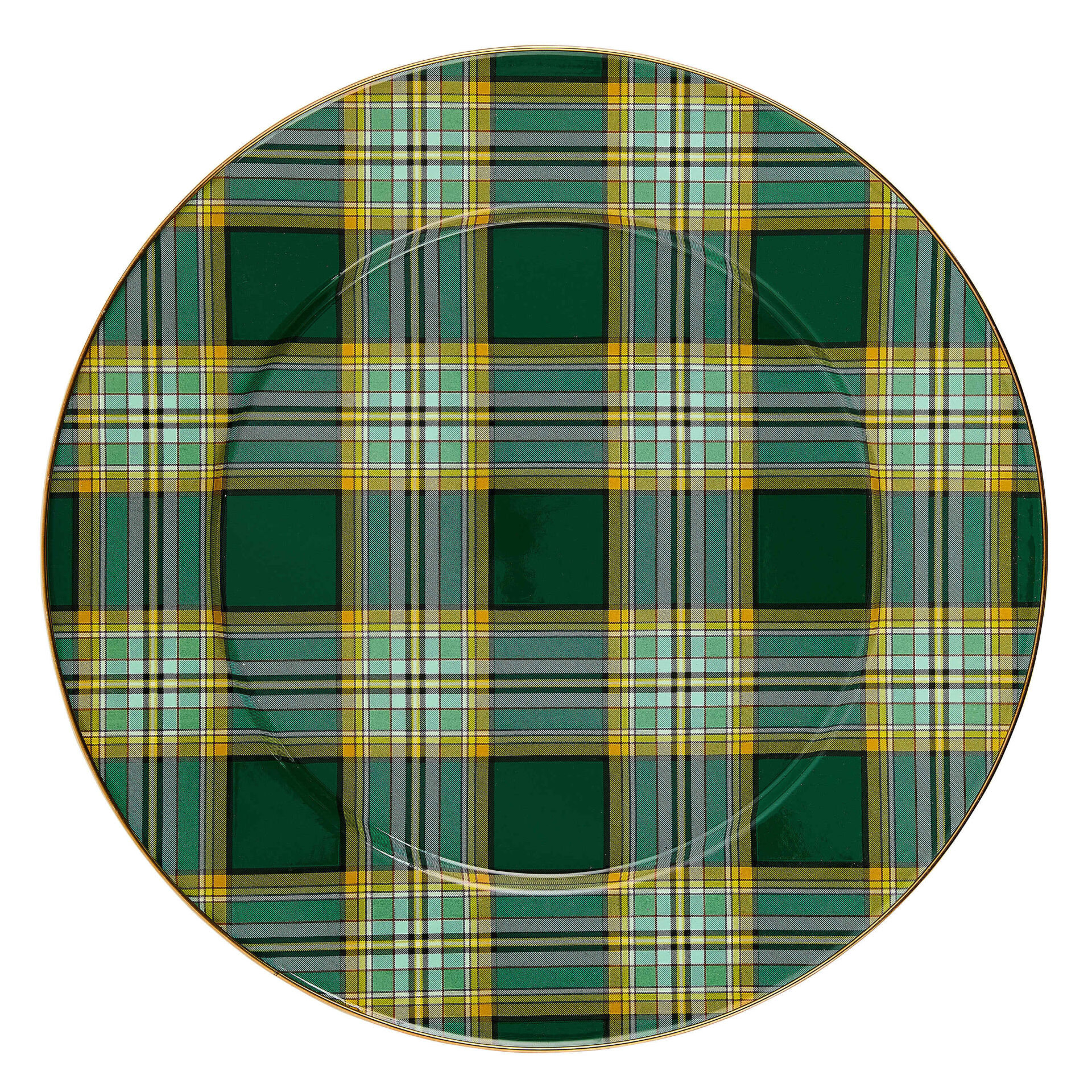 Tartan Green Serving Platter