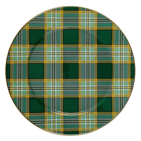 Tartan Green Serving Platter