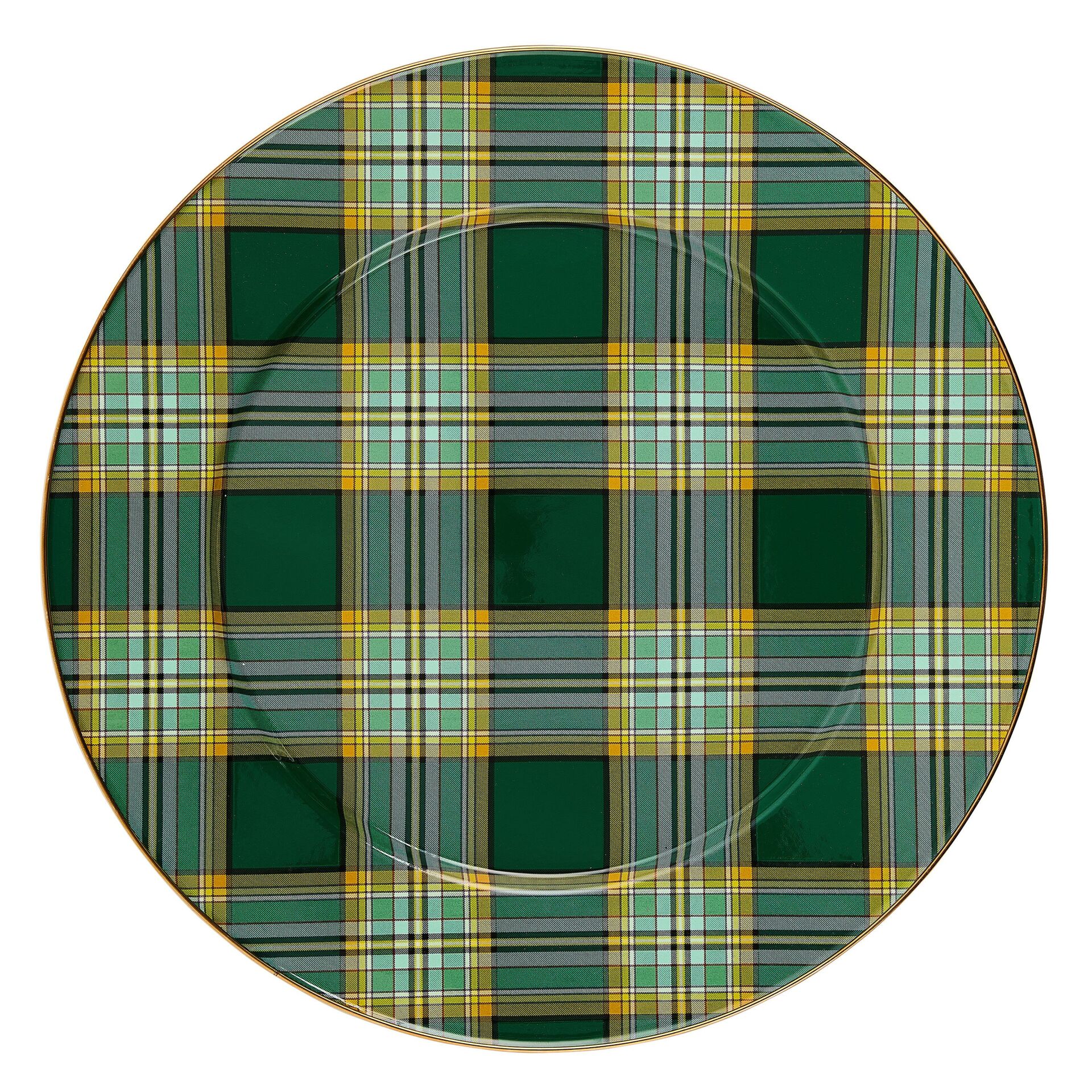 Tartan Green Serving Platter