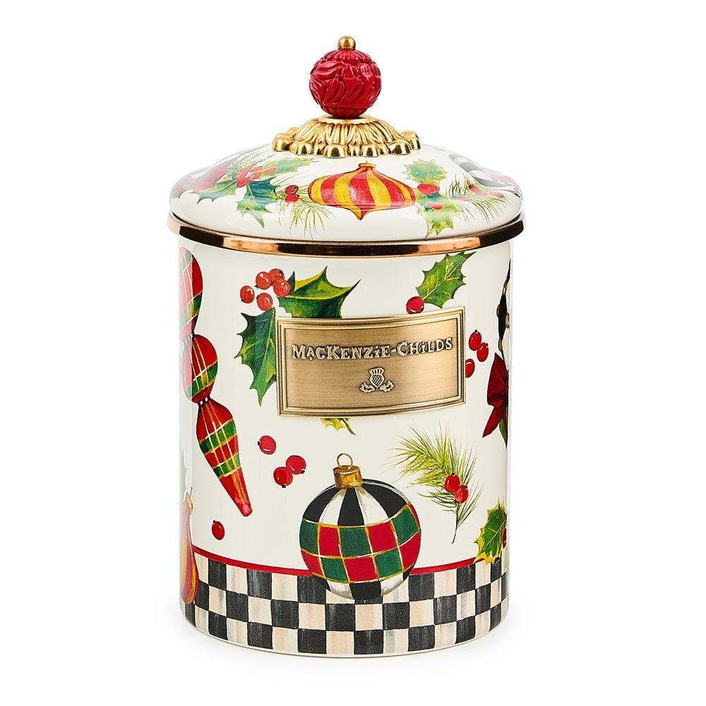 Deck the Halls Medium Canister