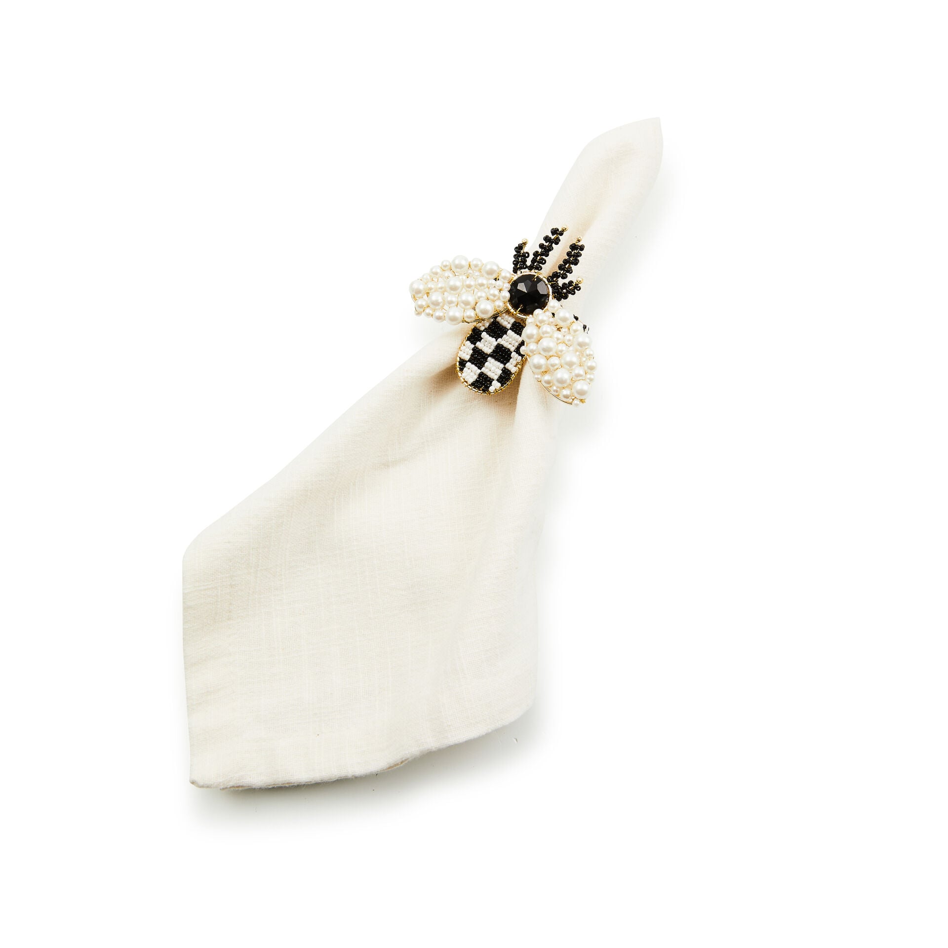 Bee Napkin Rings Set of 4