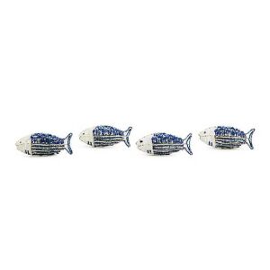 Go Fish Napkin Rings, Set of 4