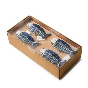 Go Fish Napkin Rings, Set of 4