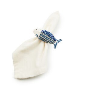 Go Fish Napkin Rings, Set of 4