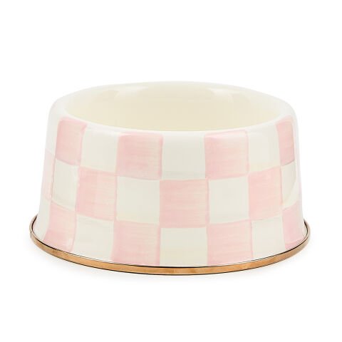 Rosy Check Medium Pet Dish