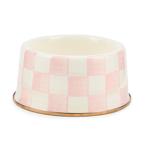 Rosy Check Medium Pet Dish