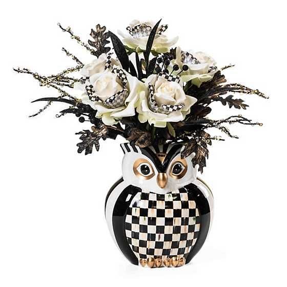 Courtly Owl Arrangement