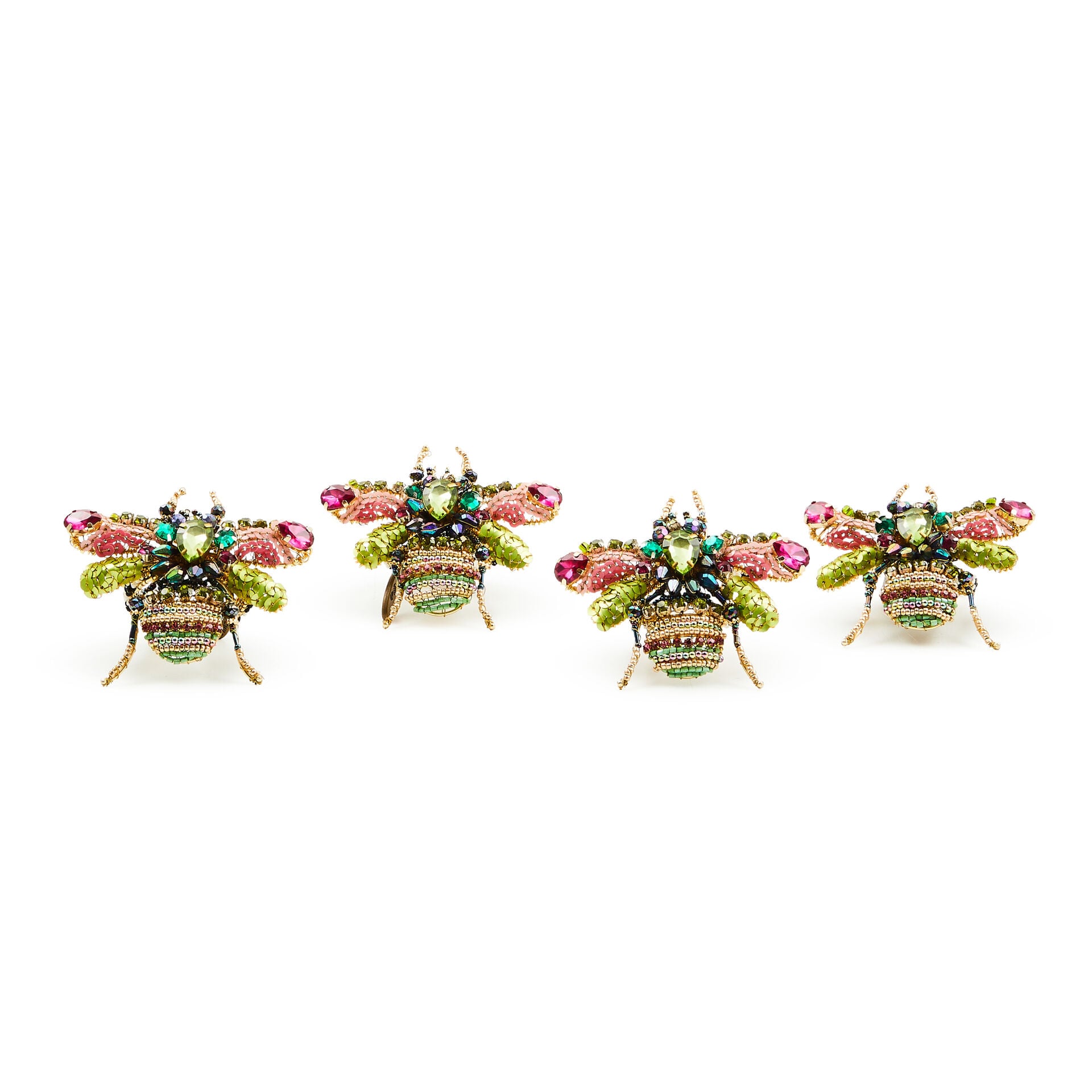 Beetle Napkin Rings Set of 4