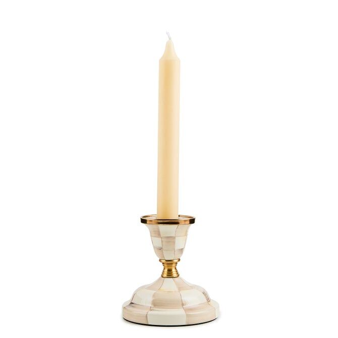Mocha Check Short Candlestick