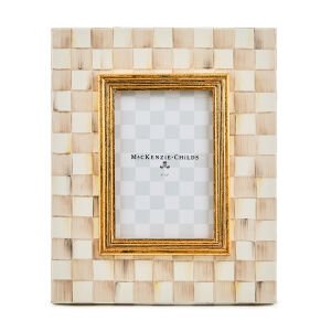 Mocha Check 4'' x 6'' Frame