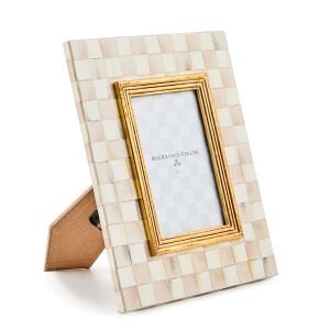 Mocha Check 4'' x 6'' Frame