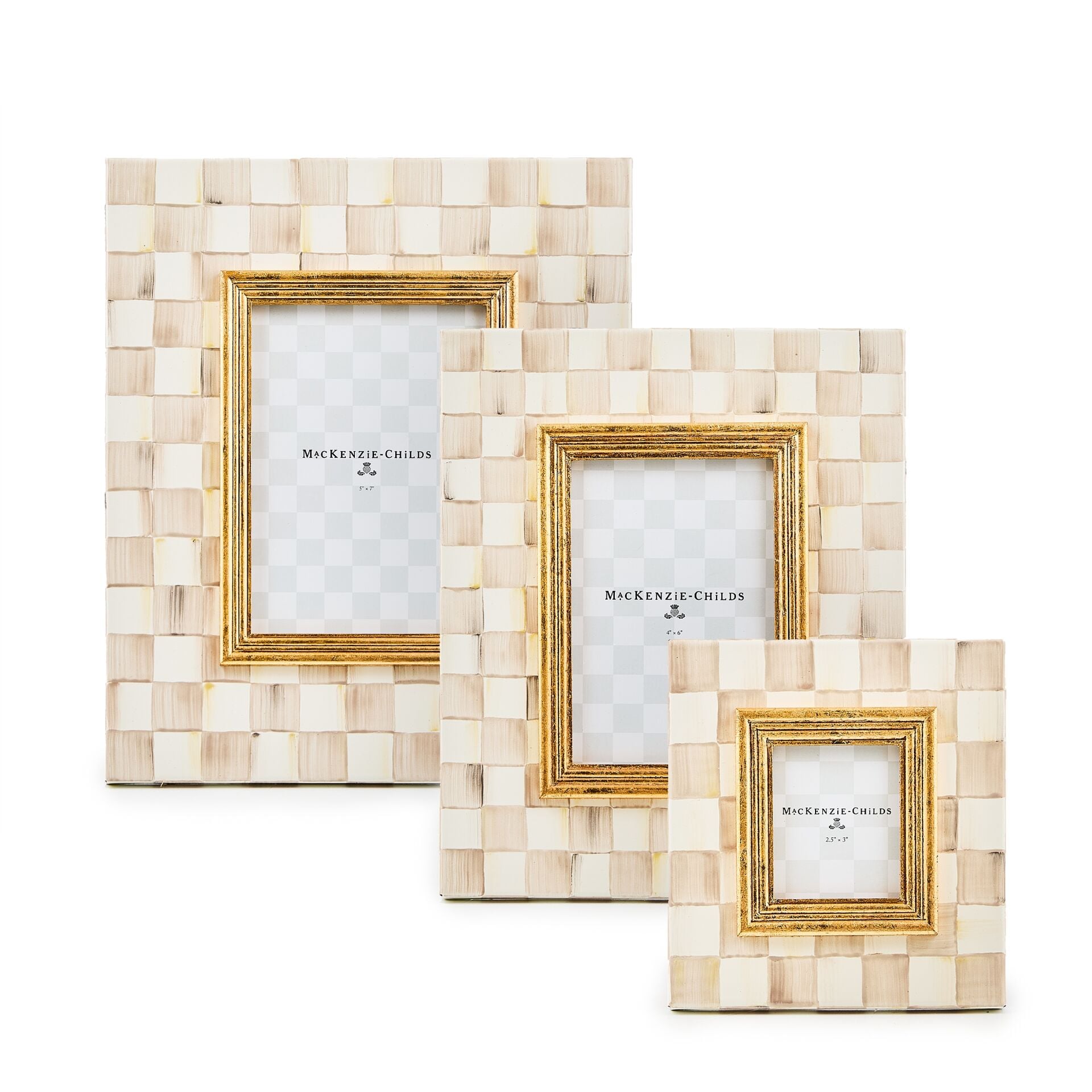 Mocha Check Frame