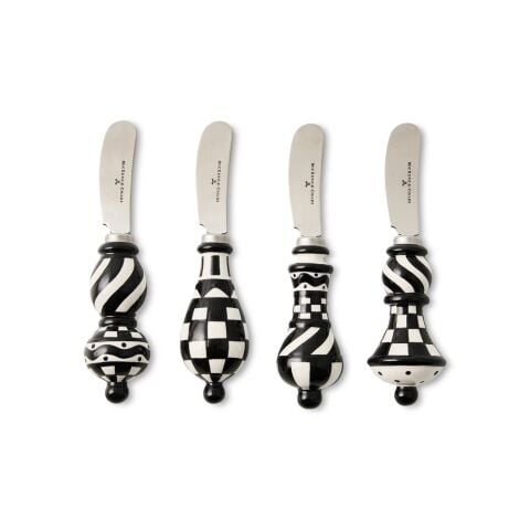 Courtly Check Party Spreaders, Set of 4