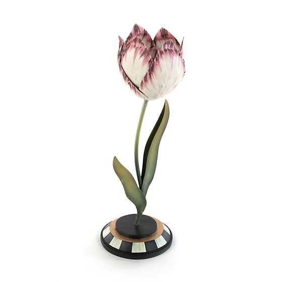 Tulip Candle Holder - Pink & Ivory - Small