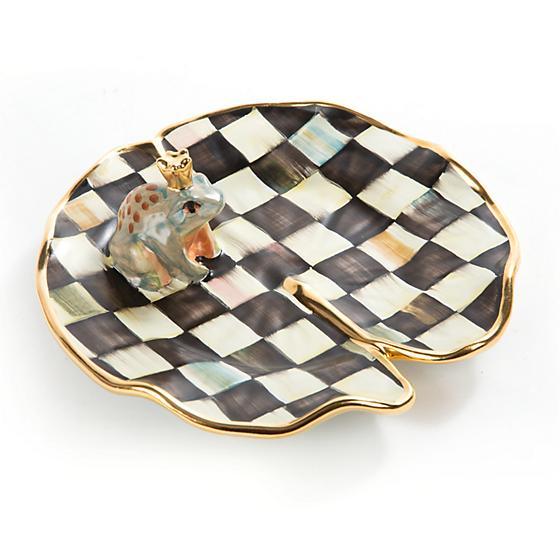 Frog on Lily Pad - Courtly Check