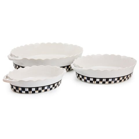 Courtly Check Everyday Large Oval Baker