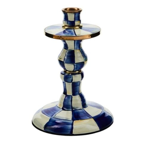 Royal Check Small Candlestick
