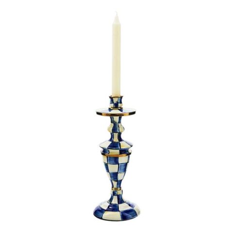 Royal Check Medium Candlestick