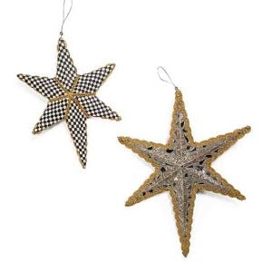 Glam Up Star Ornaments - Set of 2