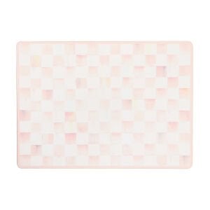 Rosy Check Cork Back Placemats, Set of 4