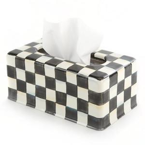 Courtly Check Standard Tissue Box Cover