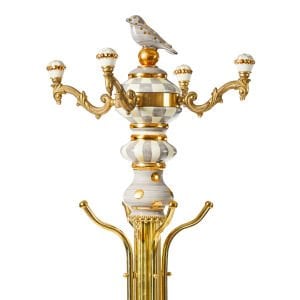 Sterling Check Coat Perch