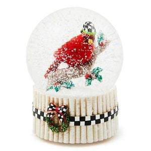 Cardinal Snow Globe