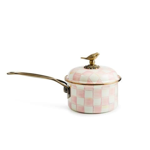 Rosy Check 2.5 Qt. Saucepan