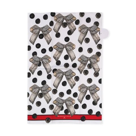 Pretty as a Bow Printed Dish Towel