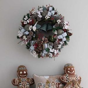 Farmhouse Sterling Holiday 30'' Wreath