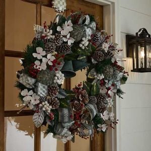 Farmhouse Sterling Holiday 30'' Wreath