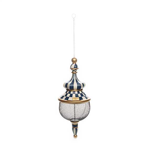 Royal Check Pendant Bird Feeder